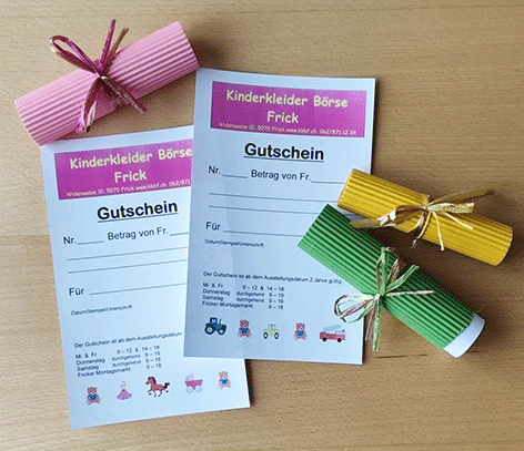 Geschenkgutscheine